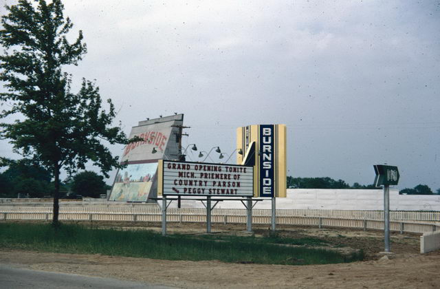 Burnside Drive-In Theatre - 1951 Shot From A S Al Johnson